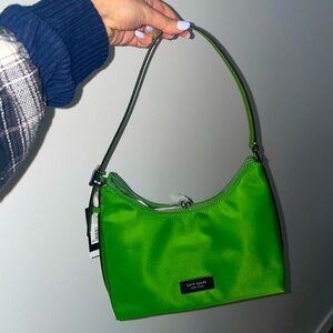 Kate spade nylon green handbag brand new with tags